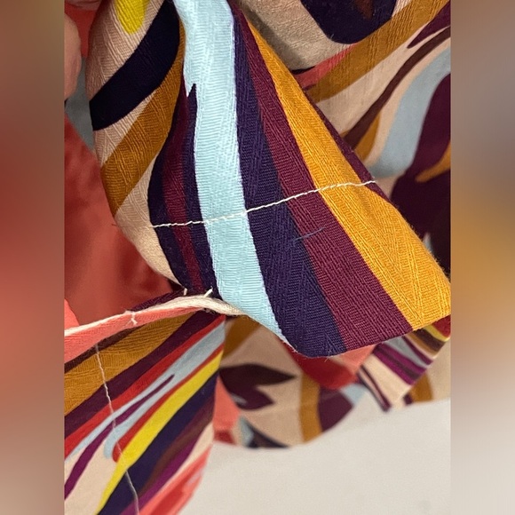 MISSONI X Target Bright Pattern Jacket Trench Coat Style Colorful Design - Picture 6 of 10